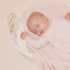 Angel Wing Cashmere Pointelle Blanket - Pink