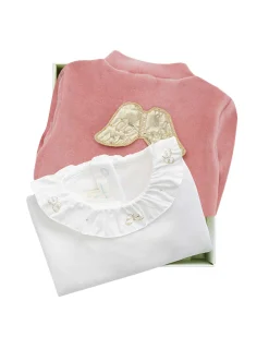 Angel Wing Halo Gift Set - Dusty Pink