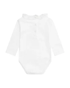 Angel Wing Ruffle Collar Onesie