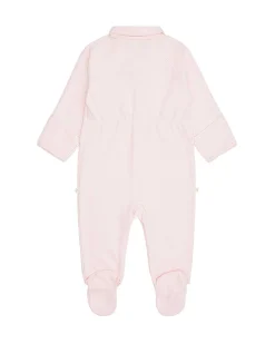 Angel Wing Sleepsuit With Mittens - Pink