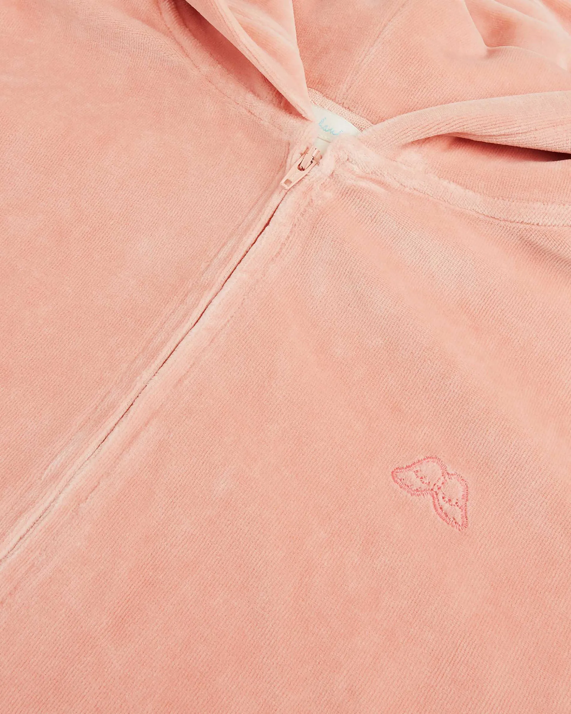 Angel Wing Velour Loungewear Set Child Dusty Pink