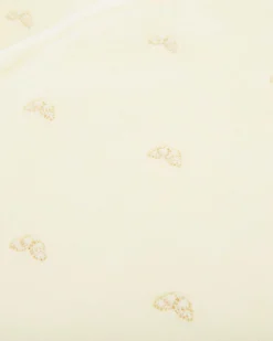 Angel Wing Velour Pram Jacket - Cream