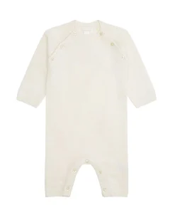Ariel Angel Wing Cashmere Romper - Ivory