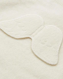 Ariel Angel Wing Cashmere Romper - Ivory