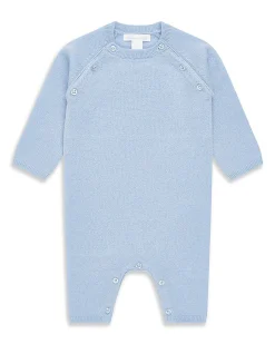 Ariel Angel Wing Cashmere Romper - Blue