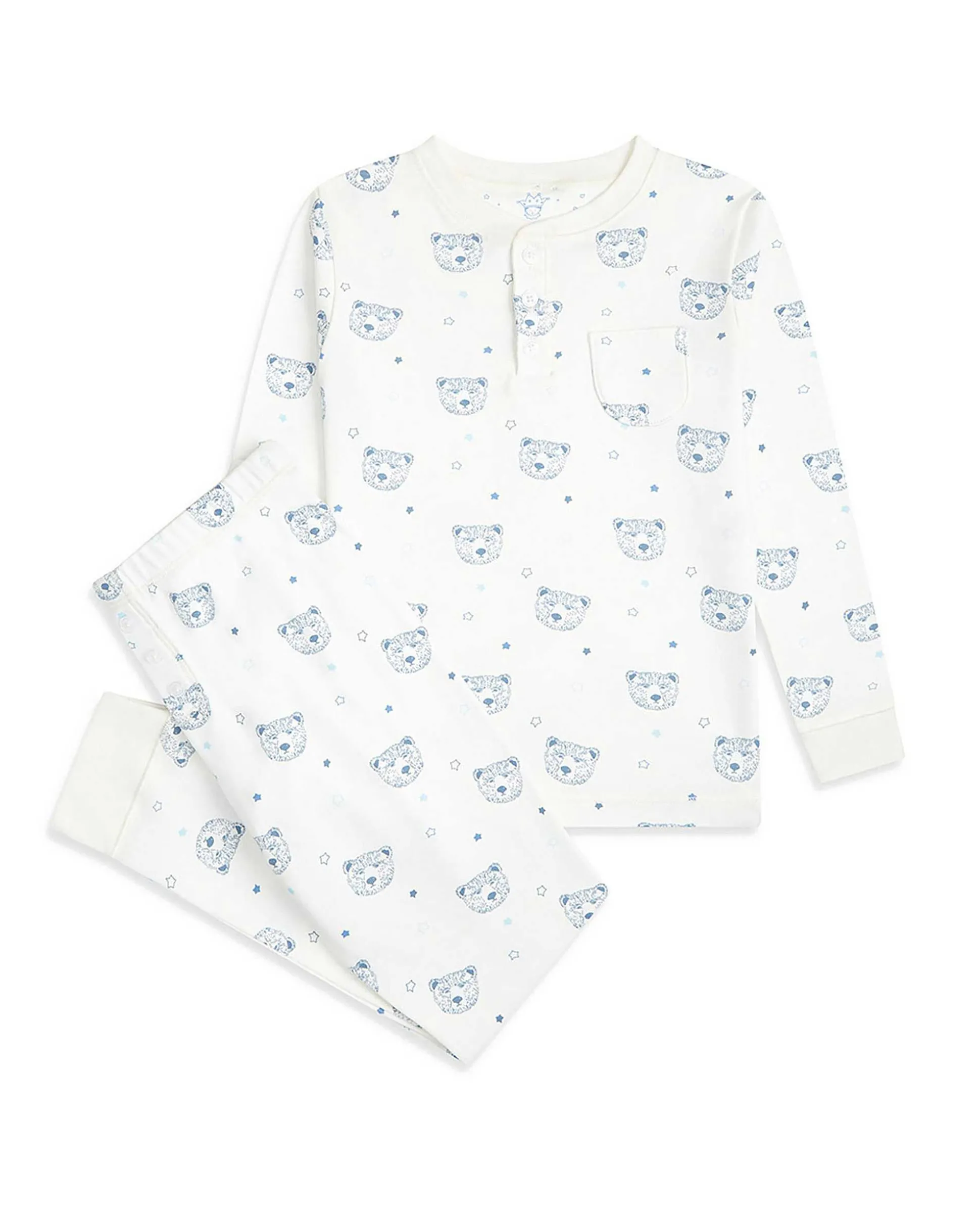 Bear Pyjamas - Child Blue