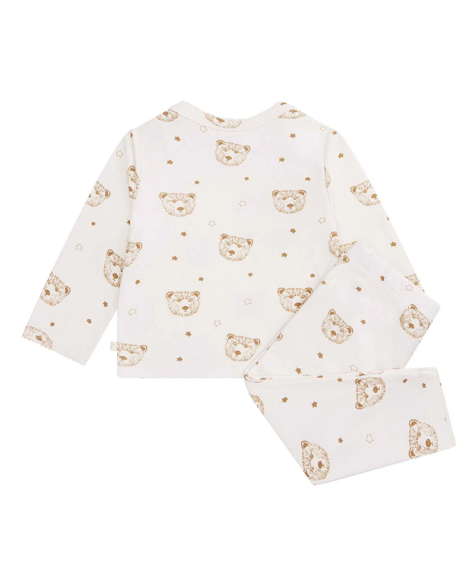 Bear Two Piece Set - Baby Cream
