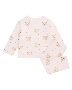 Bear Two Piece Set - Baby Pink