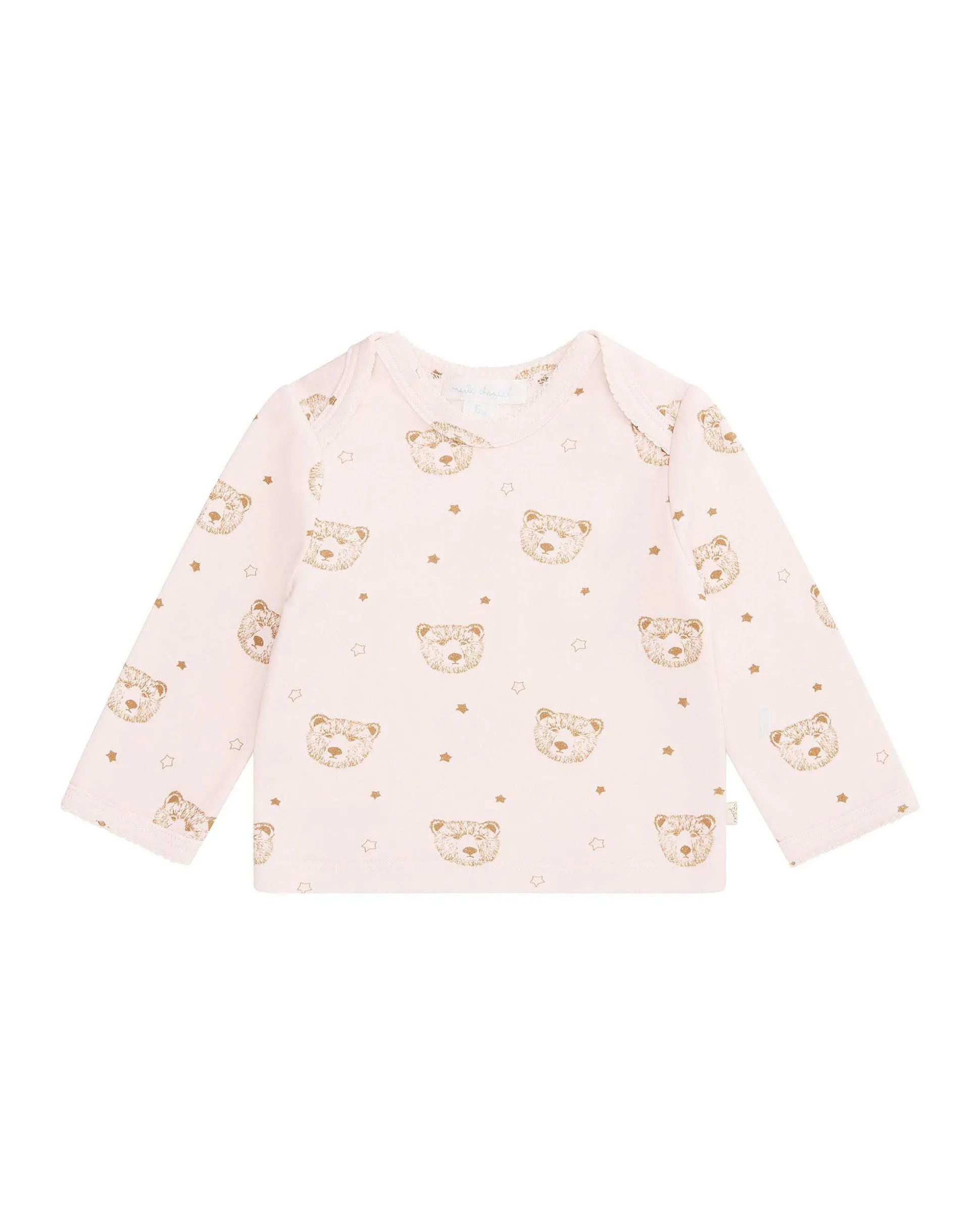 Bear Two Piece Set - Baby Pink