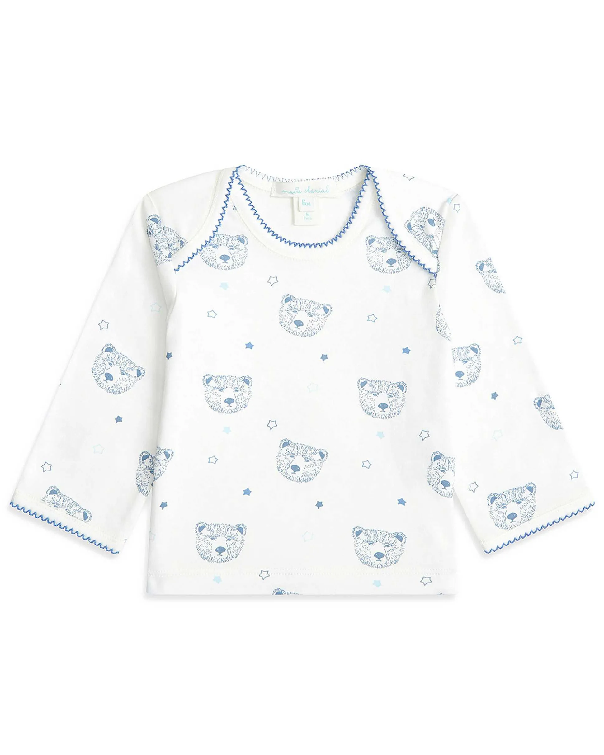 Bear Two Piece Set - Baby Blue