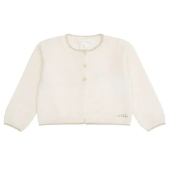 Briony Angel Wing Cashmere Cardigan - Ivory