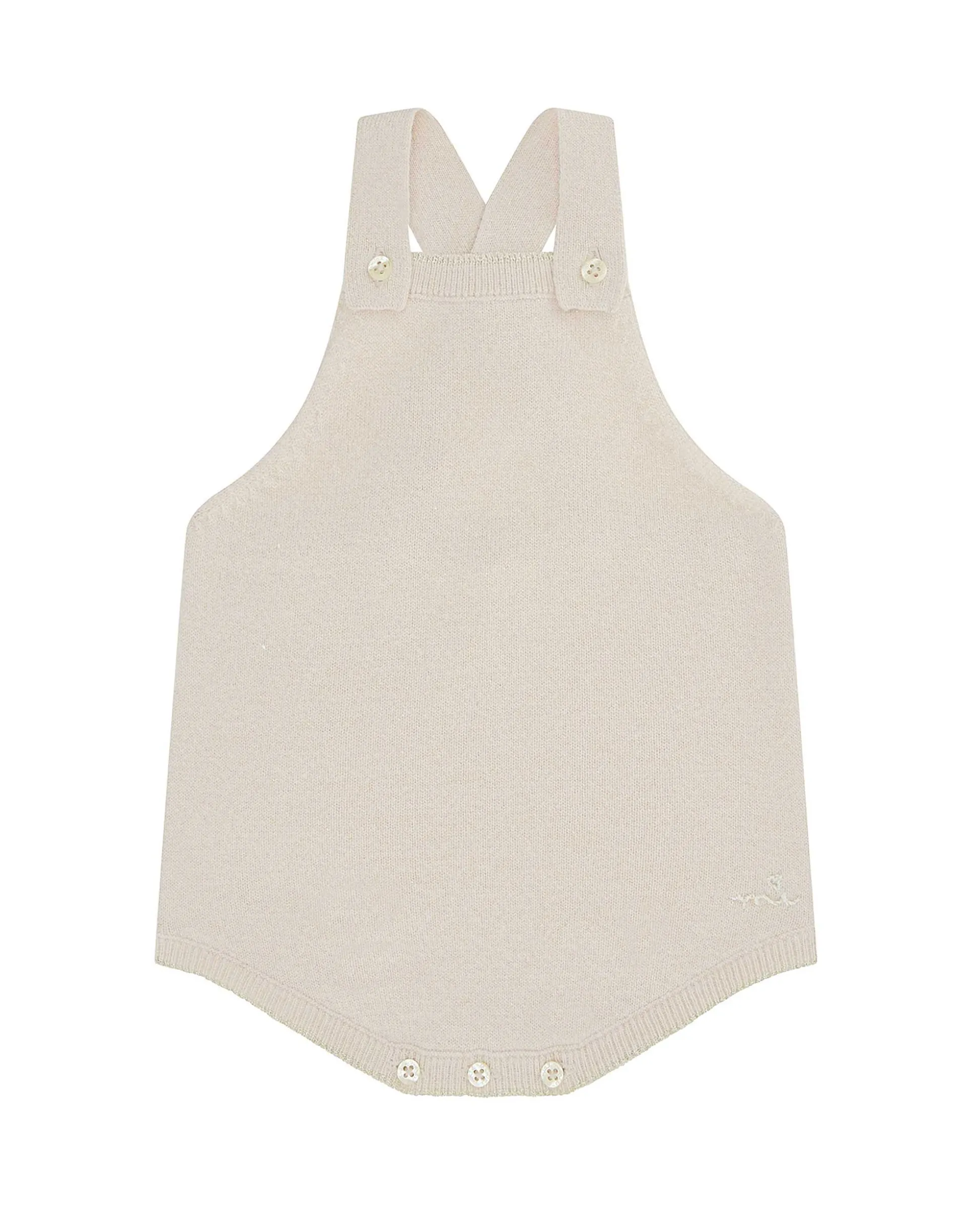 Cashmere Sparkle Romper - Blush