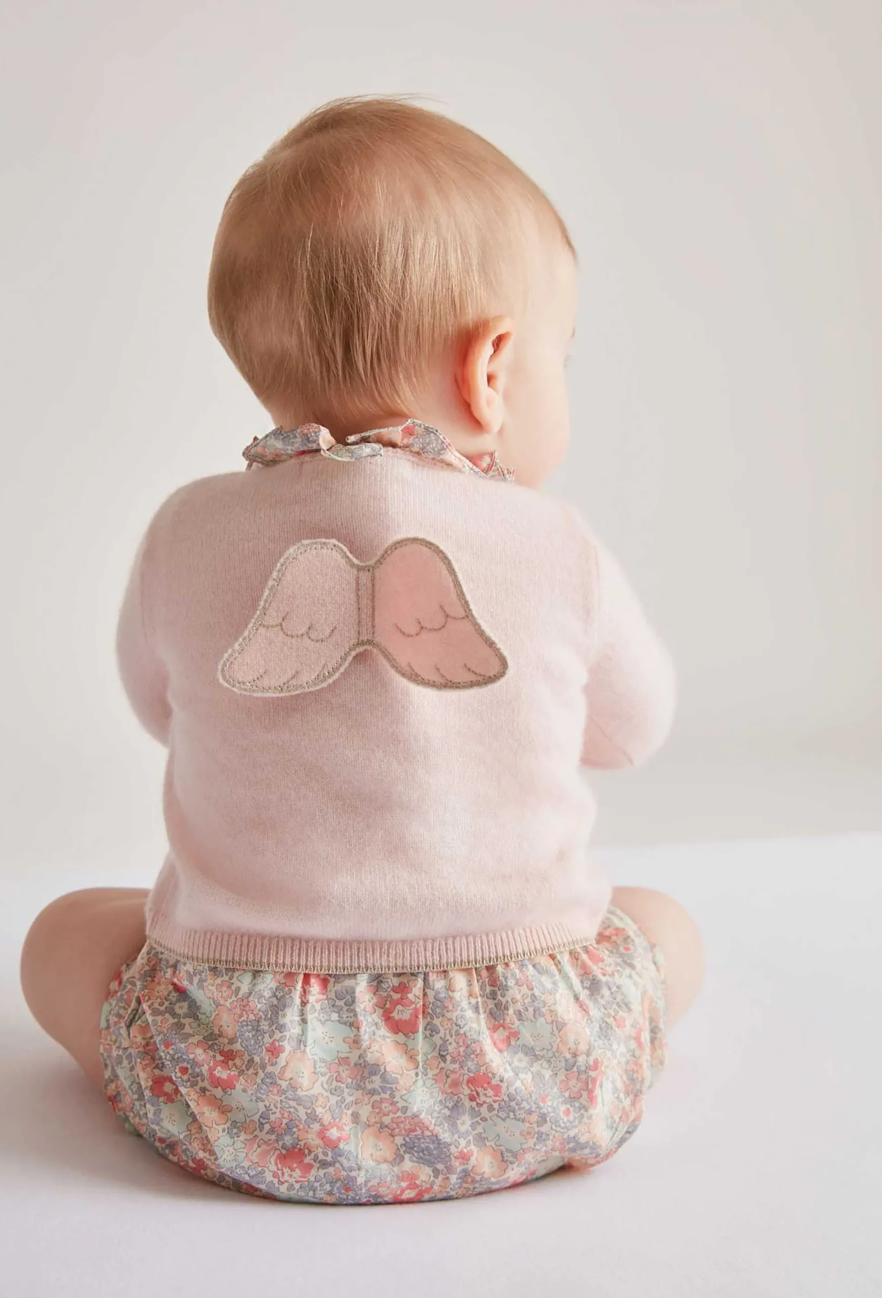 Cassiel Angel Wing Cashmere Cardigan - Pink