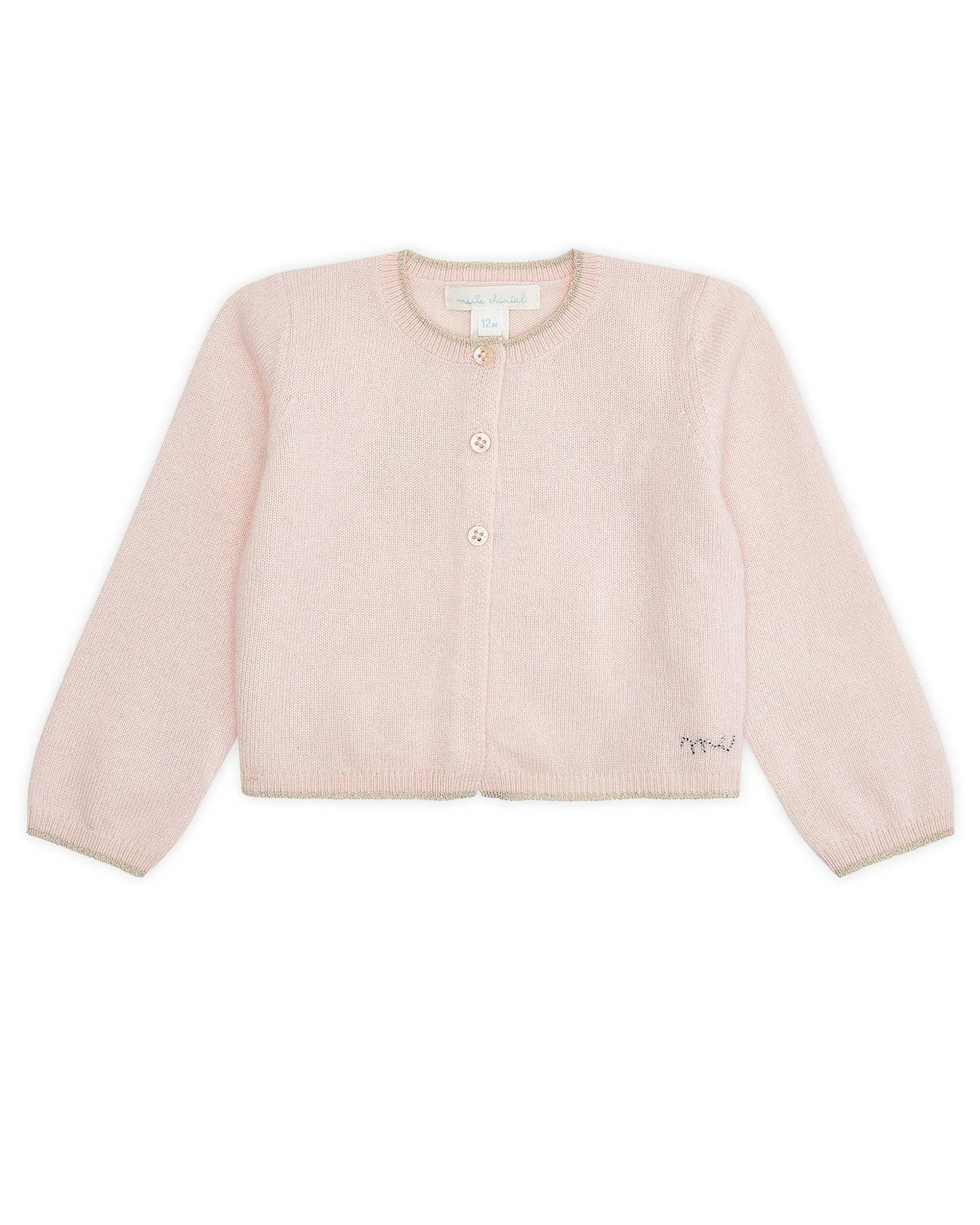Cassiel Angel Wing Cashmere Cardigan - Pink