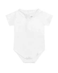 Ethan Embroidered Collar Onesie - Car