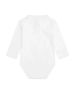 Home Sweet Home Peter Pan Collar Onesie - Blue