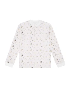 Kitten'S Tea Party Pyjamas - Adult Pink