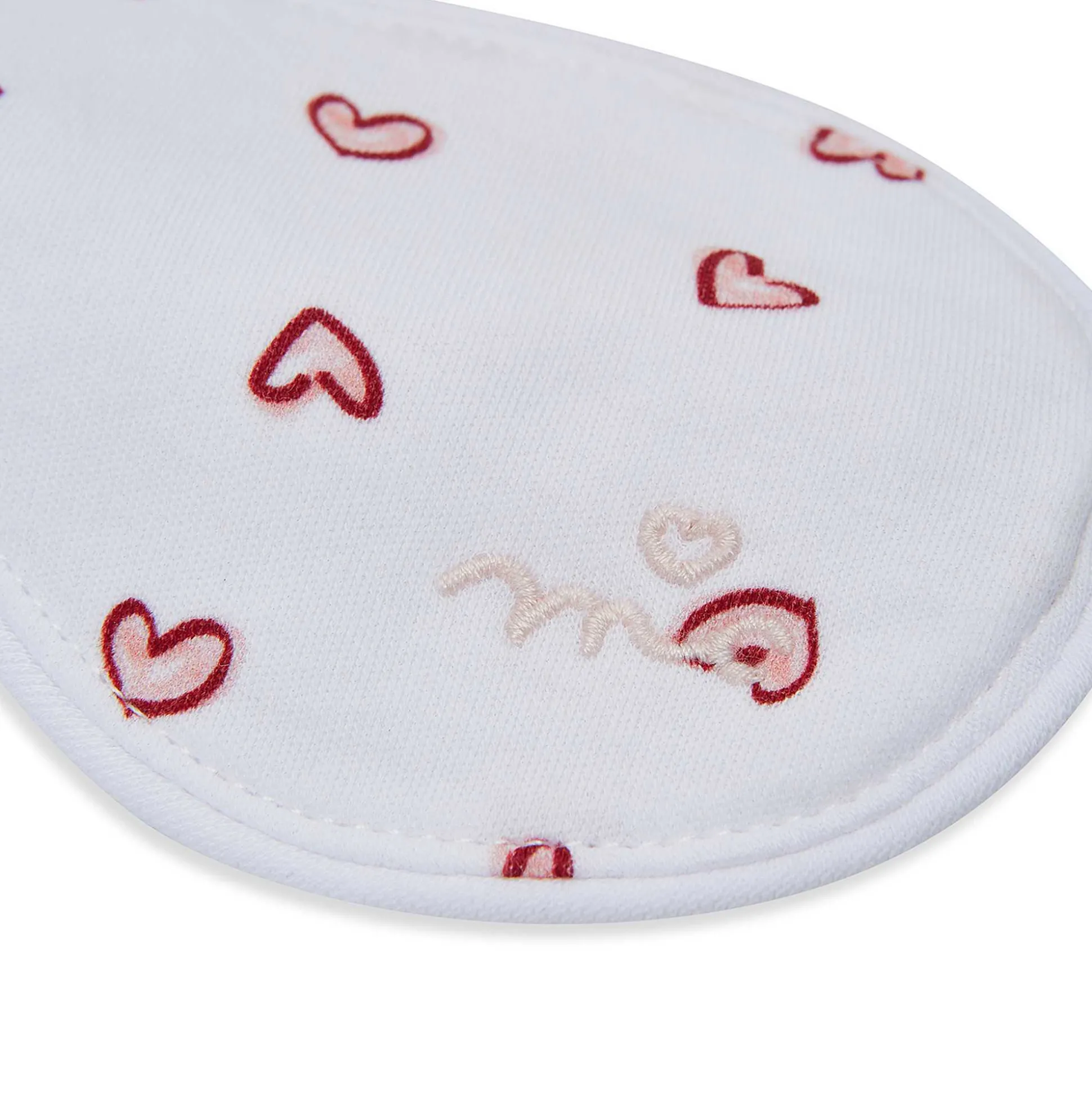 Love Heart Eye Mask - Adult White