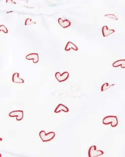Love Heart Nightgown - Child White