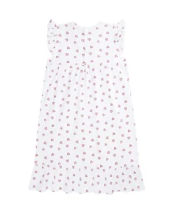Love Heart Nightgown - Child White