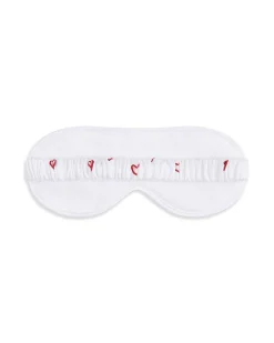 Love Heart Pyjama & Sleep Mask Set - Child White