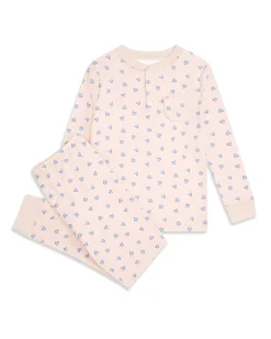 Love Heart Pyjamas - Child Pink