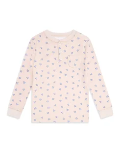 Love Heart Pyjamas - Child Pink