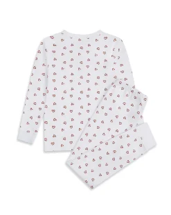 Love Heart Pyjamas - Child White