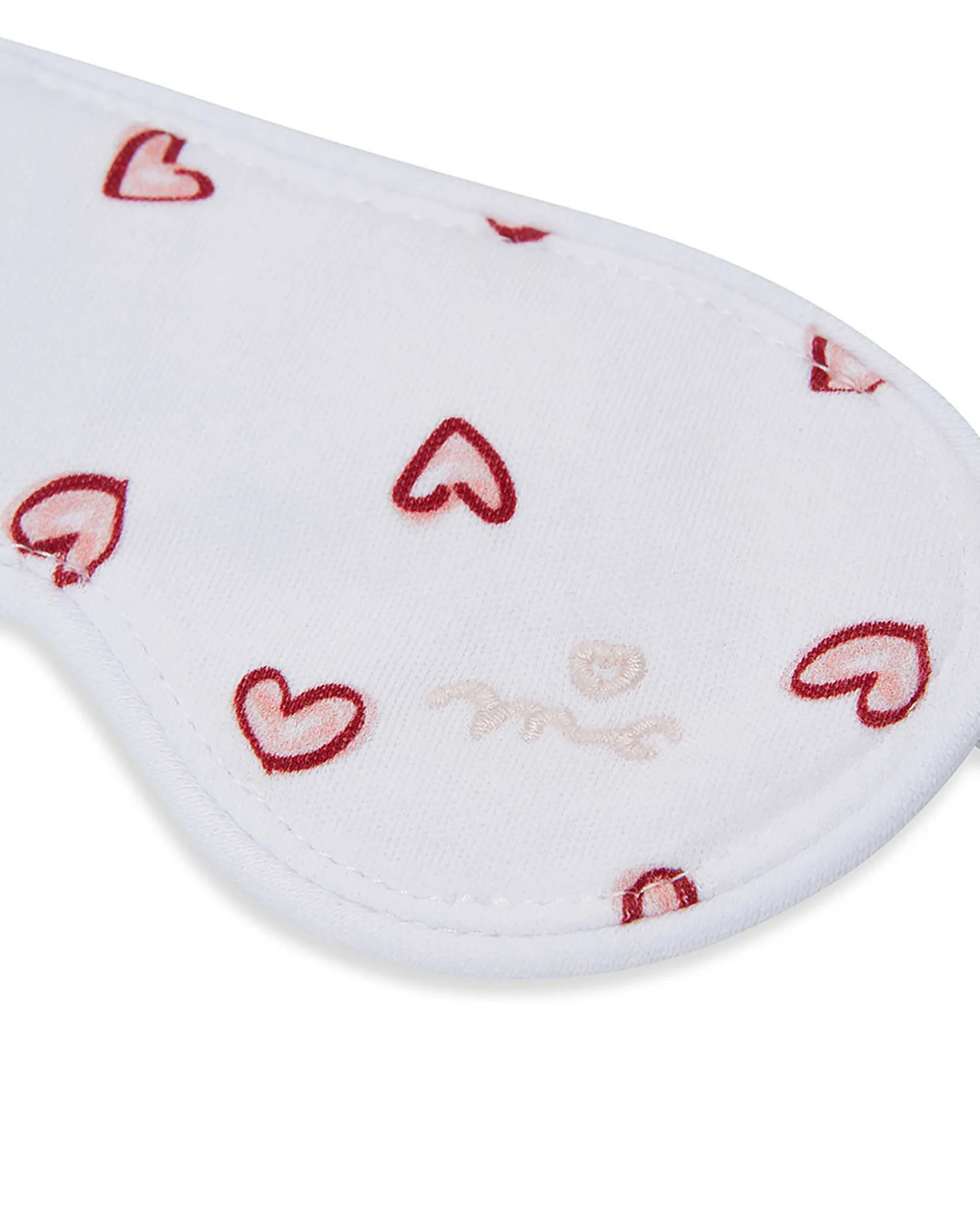 Love Heart Sleep Mask - Child White