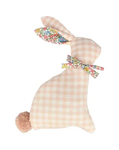 Meri Meri Gingham Bunny Cushion