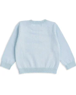 Pointelle Crawler Set - Crown Blue