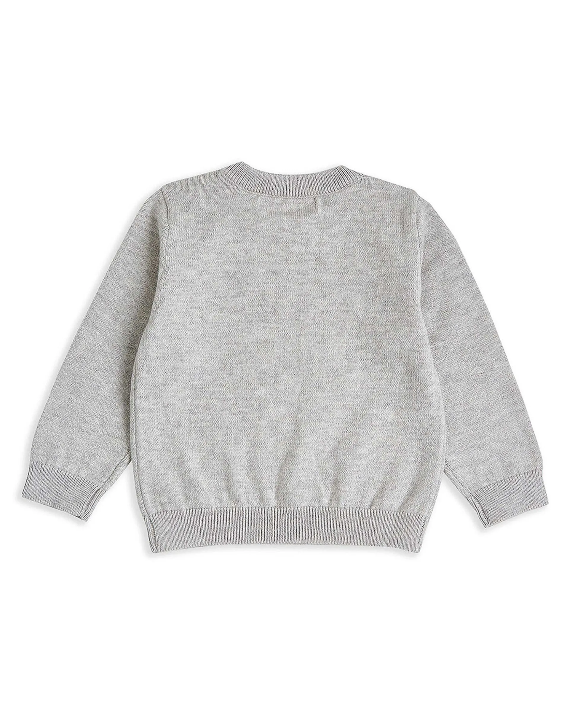 Pointelle Crawler Set - Star Grey