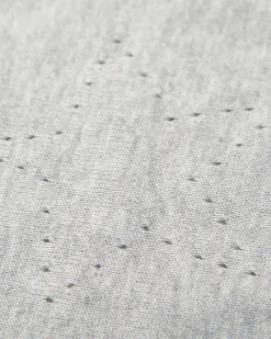 Pointelle Crawler Set - Star Grey