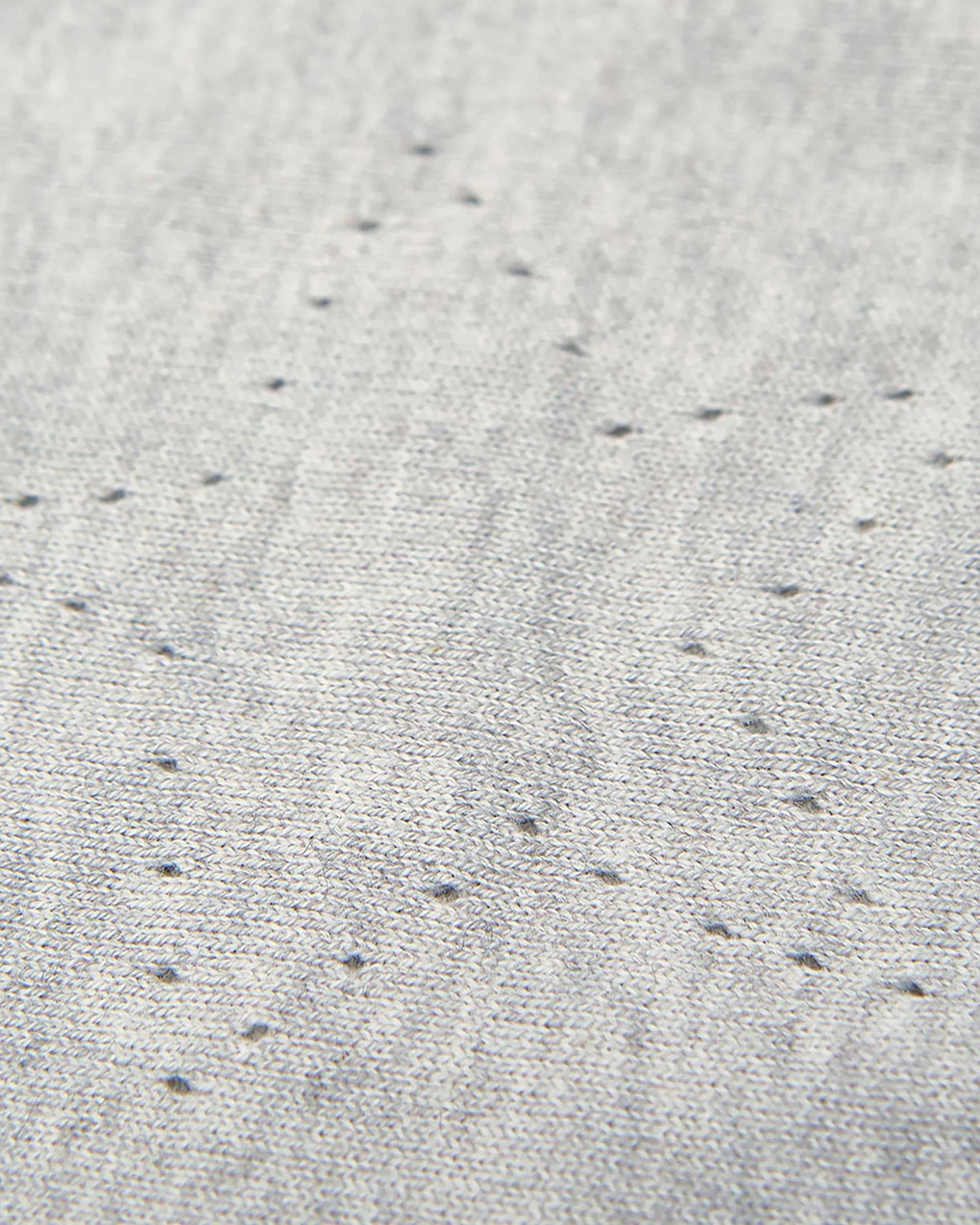 Pointelle Crawler Set - Star Grey