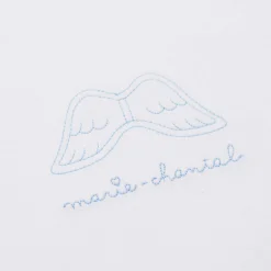 Set Of 7 Picot Onesies - Blue