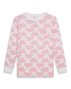 Star & Crown And Cloud Pyjamas - Pink