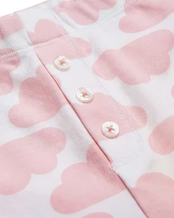 Star & Crown And Cloud Pyjamas - Pink