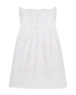 Star & Crown Nightgown - Child White/Pink