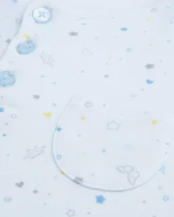 Star & Crown Short Pyjamas - Child Blue